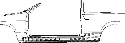 VAN WEZEL 3727102 -  Накладка порога